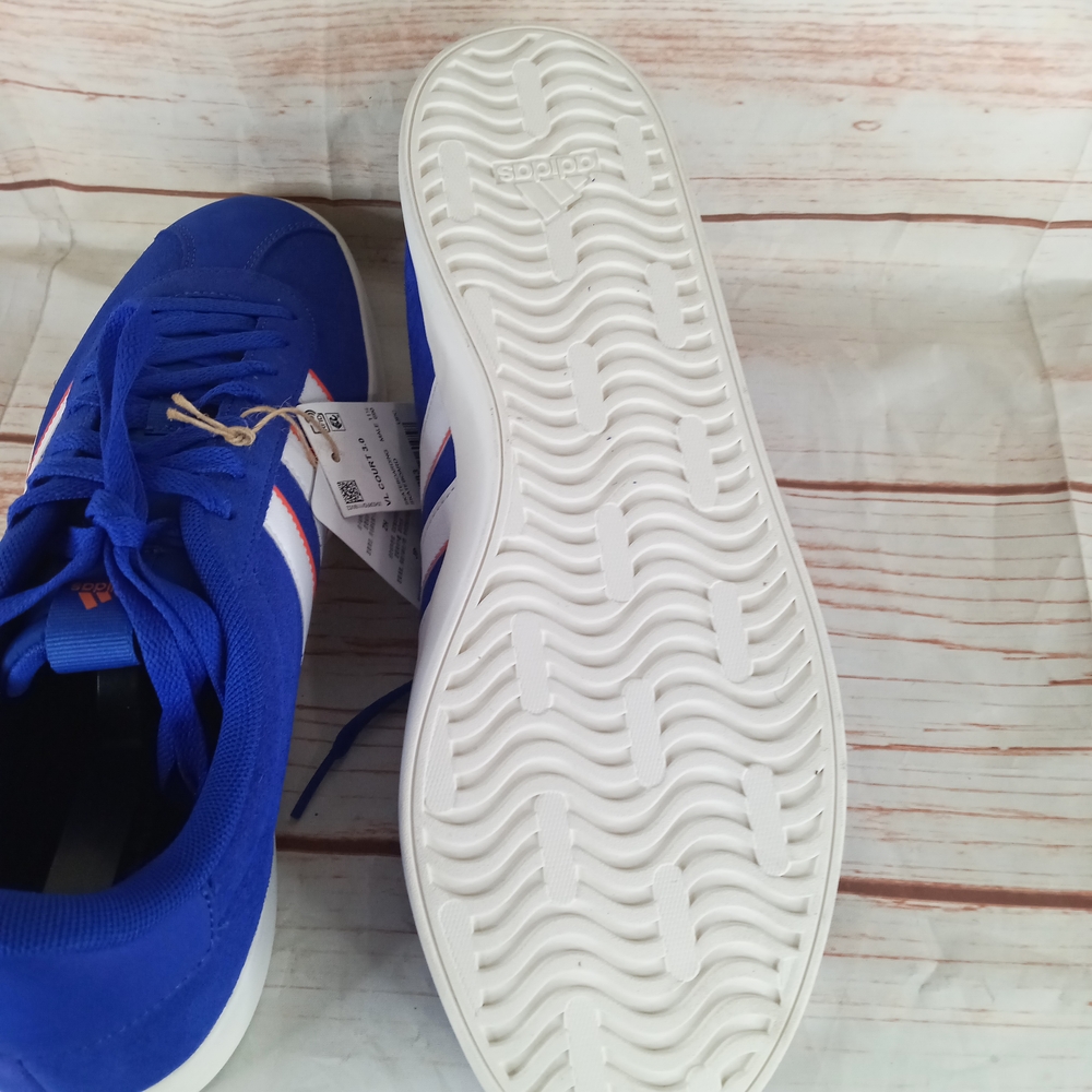 Adidas Men's Royal Blue and White Sneakers Size 12 - Picture 4 of 6